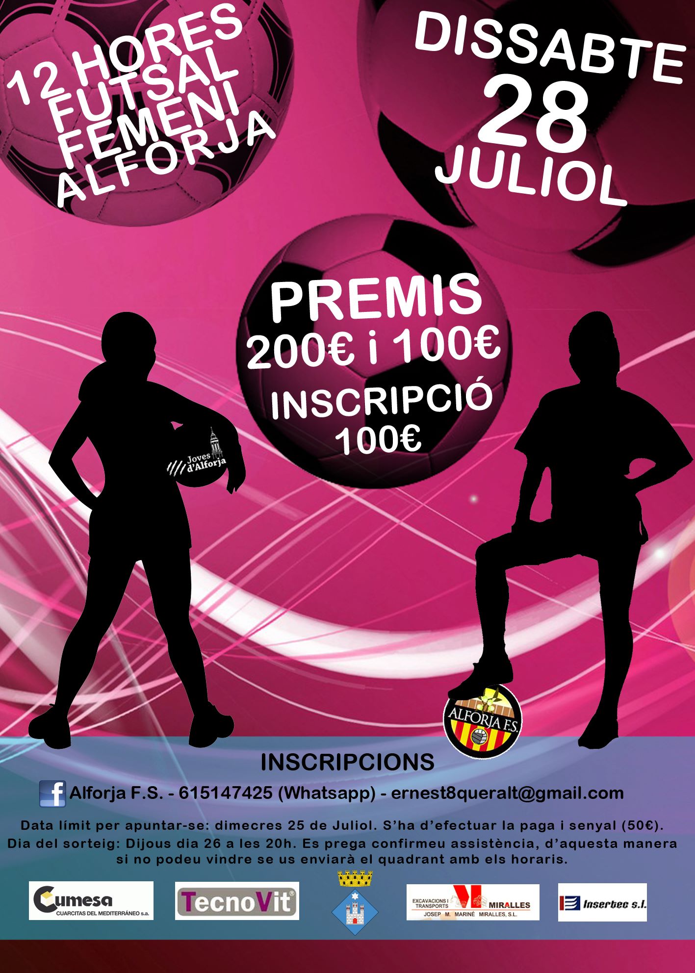 logo de 12 Hores Futsal Femenines 2012