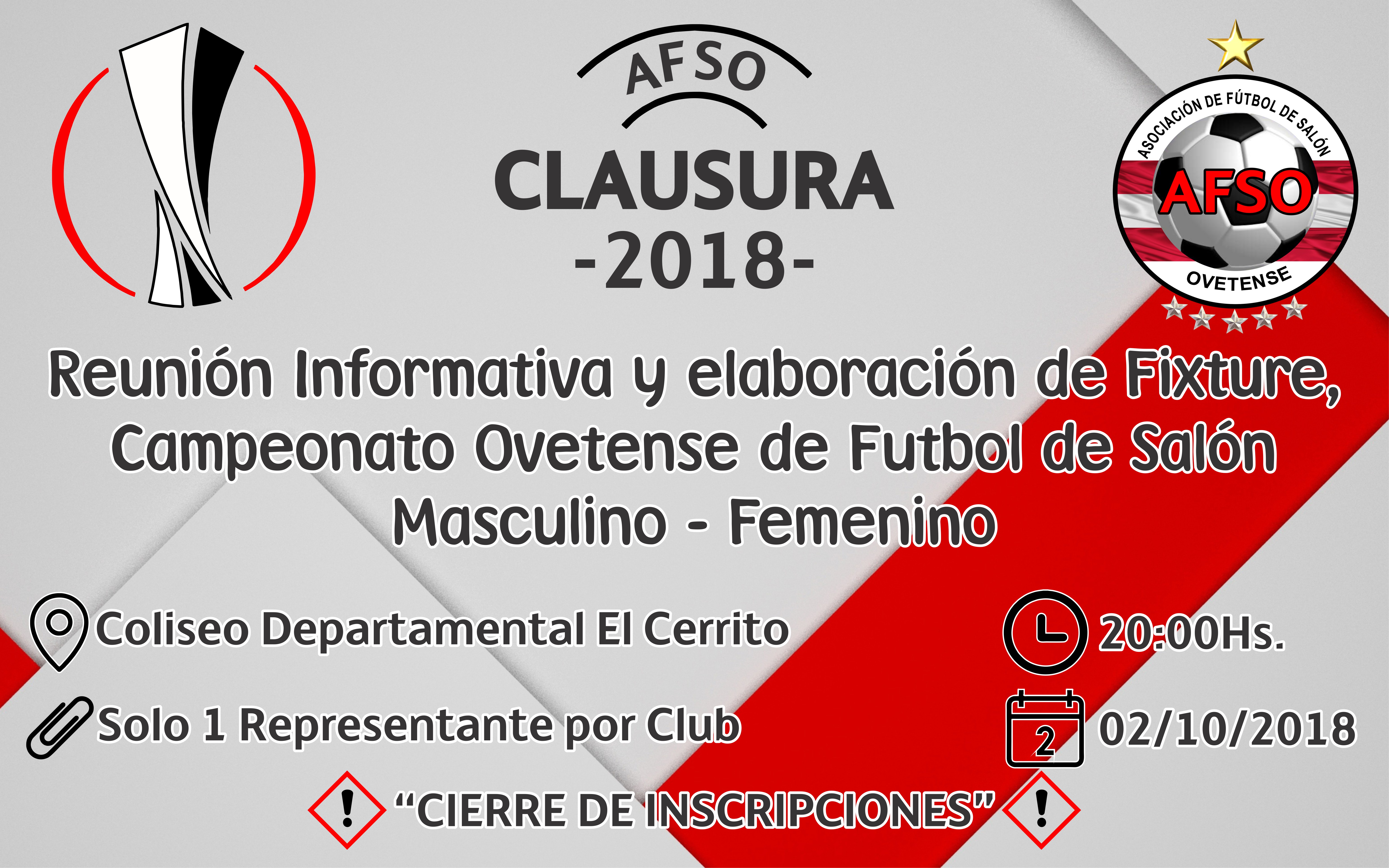logo de Femenino - Clausura 2018