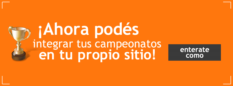 Integramos tu campeonato en tu site